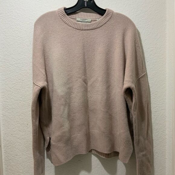 All Saints crew neck  100% Cashmere Sweater Size Medium - Picture 2 of 7